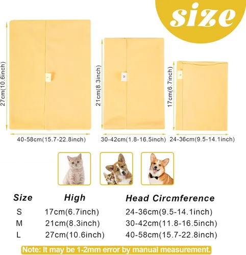 Vista 2 de Cubiertas silenciosas para los oídos para perros, almohadillas calmantes para los oídos de perros para gatos y perros, sudadera con capucha