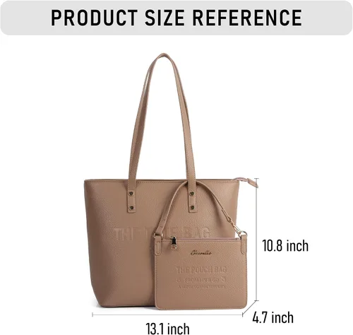 Vista 2 de Bolso de mano para mujer, bolso mediano con asa superior