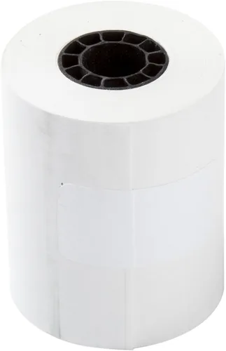 Vista 2 de AmerCare Rollos de registro térmico blanco de 2.25 pulgadas x 80 pies con núcleo de identificación de 7/16 pulgadas, caja de 48