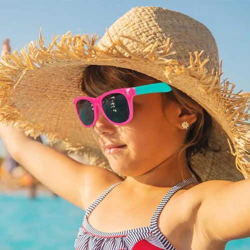 Vista 7 de Gafas de sol para niños a granel, gafas de sol neón con protección UV400 para niños y niñas