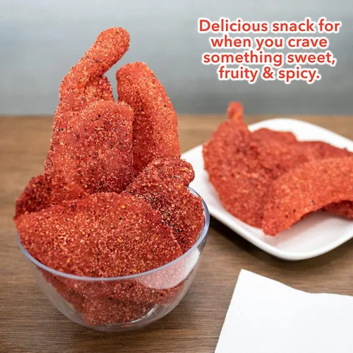 Vista 6 de Balmoro Mango deshidratado picante (8.8 onzas), rodajas de fruta de mango deshidratado picante, fruta seca de chile y mango, mango seco con chile