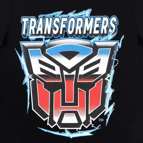 Vista 5 de Transformers Bumblebee Optimus Prime Boys 3 Pack de camiseta de manga corta