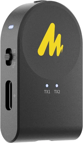 Vista 2 de MAONO PD200W Hybrid Wireless Podcast Micrófono Cámara Receptor Accesorios (solo compatible con PD200W)
