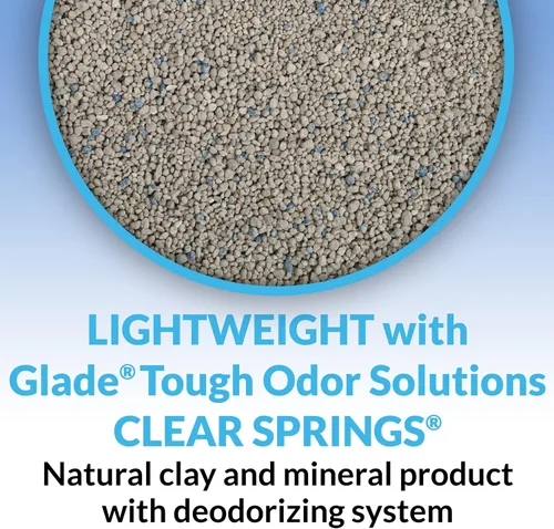 Vista 3 de Purina Tidy Cats LightWeight Glade Clear Springs Arena aglomerante con bajo contenido de polvo para múltiples gatos, 6 lbs (2.72 kg), tarro