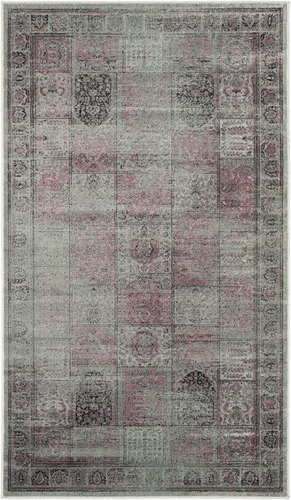 Vista 18 de SAFAVIEH Vintage Collection - Alfombra de pasillo de 2 pies 2 pulgadas x 6 pies, morado y fucsia, viscosa, diseño oriental envejecido