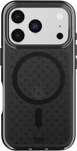 Vista 18 de Tech21 EvoCheck - Funda protectora delgada para iPhone 17 Air, color ahumado/negro, protección contra impactos, compatible con MagSafe