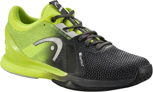 Vista 4 de HEAD Sprint Pro 30 SuperFabric Tenis para hombre negroamarillo talla 70 Amarillo