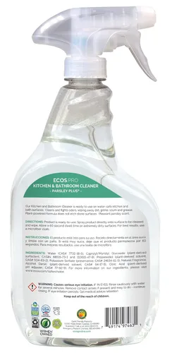 Vista 8 de ECOS PRO PL9746/6 - Limpiador multiusos para cocina y baño, Perejil Plus (paquete de 6)