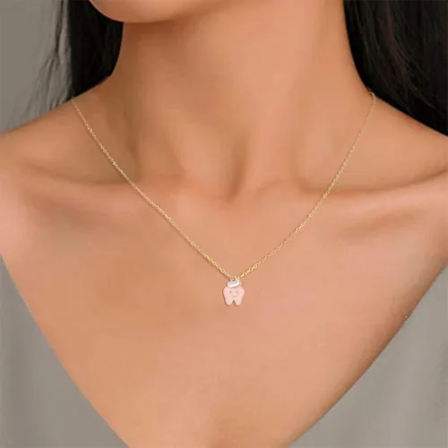 Vista 8 de LiQunSweet 80 unidades de 4 estilos de dientes saludables para cepillo de dientes, dientes esmaltados, mini dijes para hacer joyas, accesorios