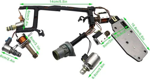 Vista 3 de FZJDSD Kit de solenoide maestro de transmisión 4L60E 4L65E compatible con Chevy Cadillac GMC EPC Shift TCC 3-2 PWM 1993-2006
