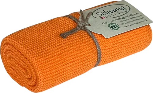 Vista 5 de Solwang 100% algodón orgánico certificado fabricado en la India Toalla de cocina/mano de diseño danés (verde ártico orgánico)