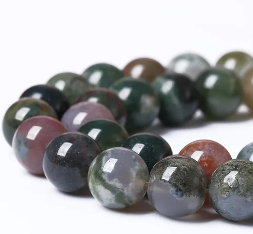 Vista 113 de 100 cuentas de piedra multicolor natural de 0.236 pulgadas (0.236 in), cuentas espaciadoras sueltas redondas para hacer pulseras, collares, aretes