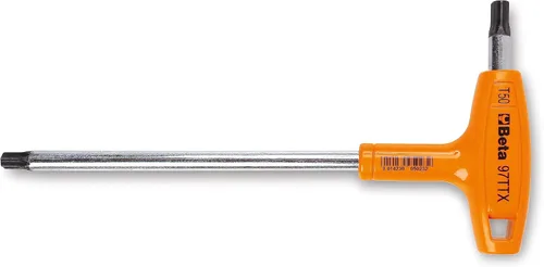 Vista 5 de Beta 97TTX T6 Torx Star - Llave hexagonal con mango en T, fabricada