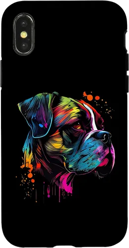 Vista 5 de Boxer Dog Lovers Pop Art Design Cute Boxer Dog Case for iPhone 16