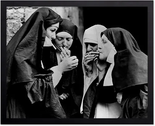 Vista 39 de Monem Art - Póster de perro en el spa, impresión de perros y mujeres, arte de fotografía, arte de moda, arte en blanco y negro, arte humorístico