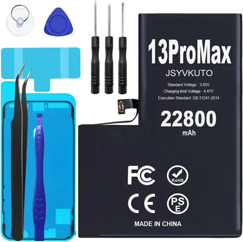 Vista 8 de Batería de 22800 mAh para iPhone 11, nueva batería de repuesto de 0 ciclos de mayor capacidad para iPhone 11 con juego completo de herramientas
