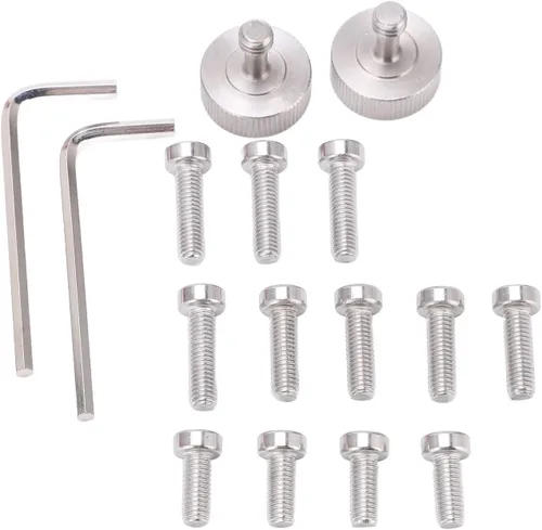 Vista 4 de Estabilizador de bandeja de doble asa para cámara DSLR, soporte de aluminio para buceo, carcasa de cámara subacuática, soporte de bandeja