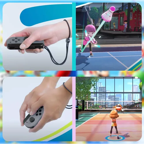Vista 5 de QOZUGY Controller for Nintendo Switch, Replacement Wireless LR Controller with Double Vibration Support Wake-up and Screenshot