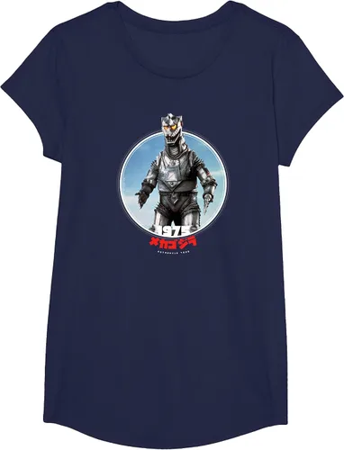 Vista 71 de Godzilla Mechagodzilla 1975 Icons of Toho T-Shirt Asphalt Grey