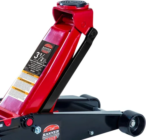 Vista 2 de Blackhawk b6350 Negro/rojo servicio rápido Lift Jack, 3.5 toneladas de capacidad