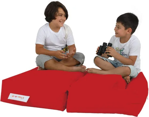 Vista 5 de WELL HOME MOBILIARIO & DECORACIÓN Sillón 2 pl + Puf Niños Rojo