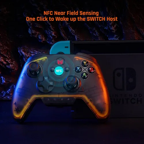 Vista 7 de BIGBIG WON Wireless Switch Controllers, Bluetooth Wired PC Game Controller for Nintendo Switch, PC Windows, Android, IOS, Rainbow 2 Pro Controller