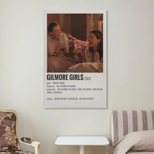 Vista 7 de Póster de la serie de televisión Gilmore Girls de los años 90, póster minimalista de pintura en lienzo e impresiones artísticas de pared para sala