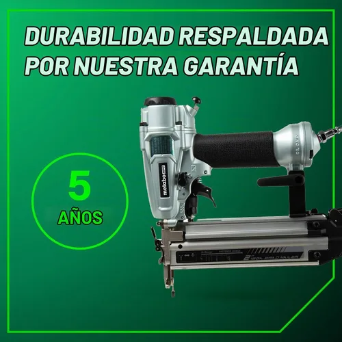 Vista 11 de Metabo HPT Clavadora Pro Brad, Clavadora Neumática de Acabado Pro-Preferida para Trabajos de Molduras, Construcción de Muebles, Ligera y Duradera