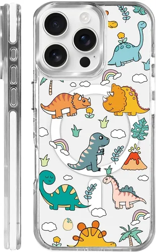 Vista 54 de Funda para iPhone 13 Pro, transparente con bonito patrón de tiburón azul, compatible con Magsafe funda protectora suave para mujeres y niñas (blanco)