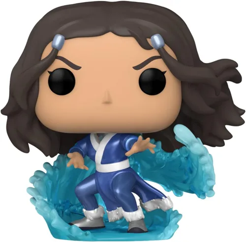 Vista 3 de Funko POP! Animación Avatar Katara (brilla en la oscuridad y metálico), Exclusivo