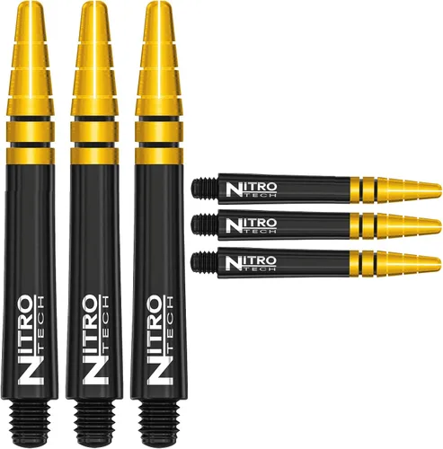 Vista 2 de RED DRAGON Nitrotech - Tallos de dardos intermedios - 2 juegos por paquete (6 tallos en total)