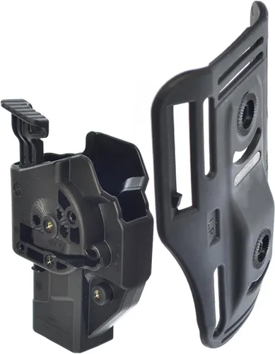 Vista 3 de Orpaz Accesorio de cinturón de defensa Lowride + funda táctica de seguridad de liberación de Thmub, ajuste de tensión ROTO Paddle para Glock