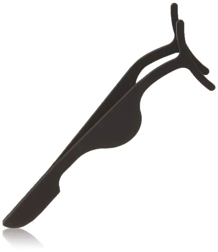 Vista 2 de Herramienta Aplicadora de Pestañas Postizas Pinzas para Extensiones de Pestañas Removedor Pinzas Clip Alicate (Negro)