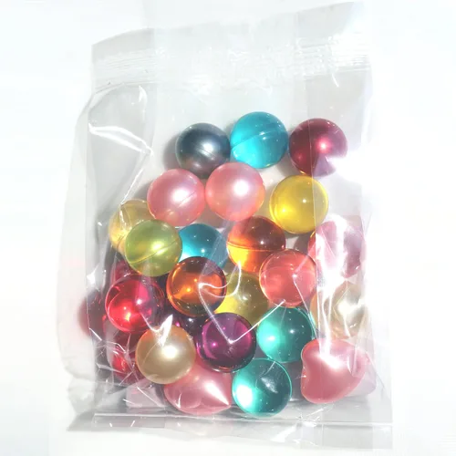 Vista 7 de Cuentas de aceite de baño (perlas), colores mezclados, la forma en que las recuerdas, paquete de 25