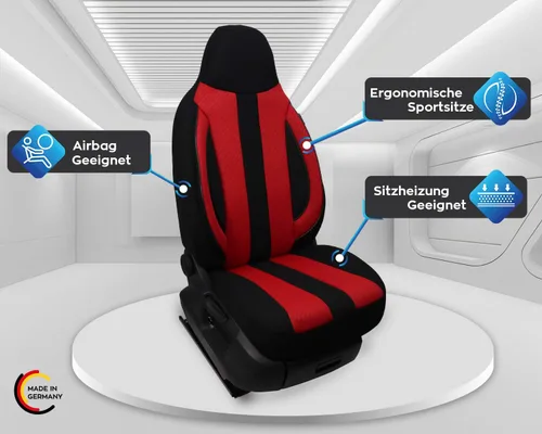 Vista 8 de BREMER SITZBEZÜGE Fundas de asiento para Peugeot 108 MD502