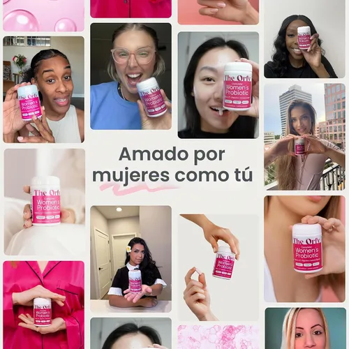Vista 6 de Probióticos completos para mujeres, salud vaginal, utinaria, digestiva e inmunológica, 60 mil millones de UFC, 16 cepas, prebióticos y probióticos