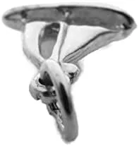 Vista 4 de Sail Boat 925 Sterling Silver Charm pendant