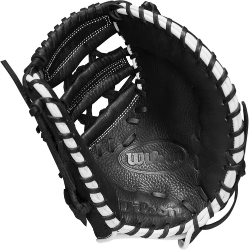 Vista 3 de Wilson Guantes de Béisbol Entrenador - Negro/Rojo