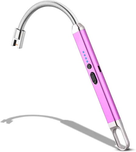 Vista 17 de MEIRUBY Encendedor eléctrico recargable USB, encendedor de arco, para velas, campamento, parrillada, deportes, herramienta para apasionados de lo