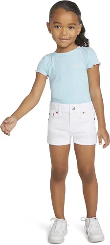 Vista 5 de Levi's Girls' Girlfriend Fit Denim Shorty Shorts