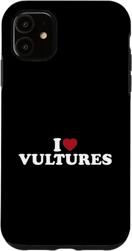 Vista 5 de Funda para iPhone 14 I Love Vultures, I Heart Vultures