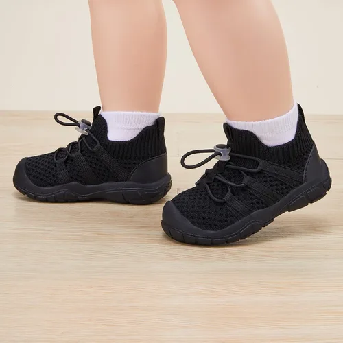 Vista 2 de BMCiTYBM Zapatos para bebé niño y niña, tenis antideslizantes suaves y ligeros, zapatos para caminar de primer paso, 6, 9, 12, 18, 24 meses