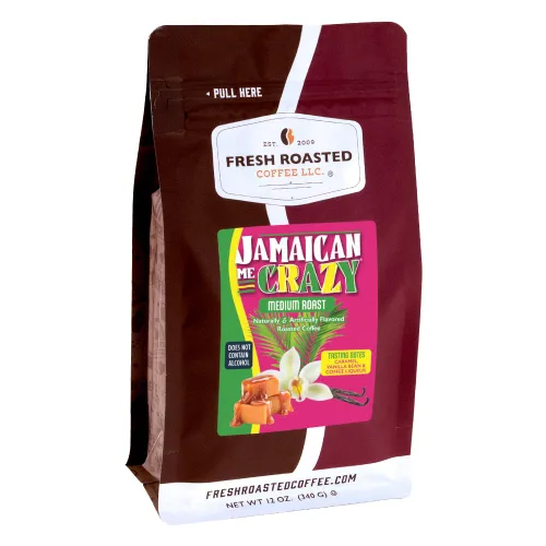 Vista 36 de Fresh Roasted Coffee, Amaretto - Café saborizado, 12 onzas, tostado medio, Kosher, grano entero