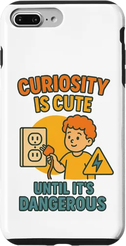 Vista 12 de Curiousity is Cute Workplace & Home Safety Awareness Gift Case for iPhone 16