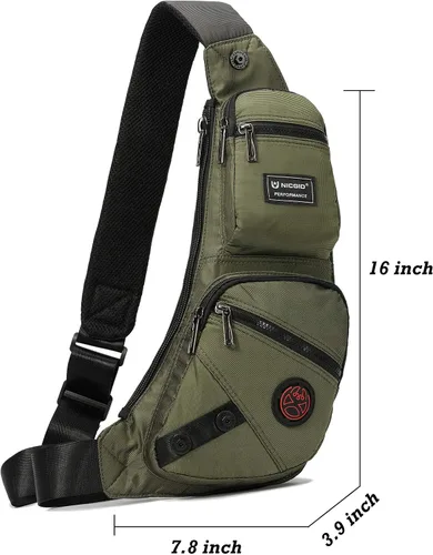 Vista 61 de Nicgid Sling Bag - Mochila bandolera para hombre), LYSB01NH075BJ-SPRTSEQIP
