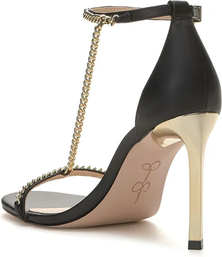 Vista 7 de Jessica Simpson Qiven - Sandalias de tacón alto con correa en T para mujer