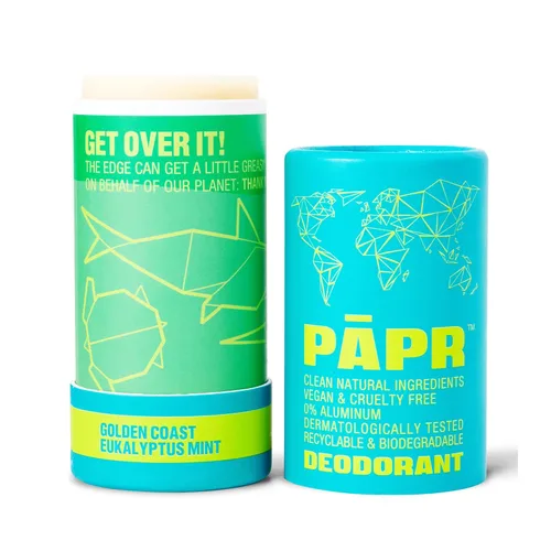 Vista 12 de PAPR-Desodorante natural en embalaje de papel sostenible sin residuos, desodorante vegano para hombres y mujeres, sin fragancia artificial, aluminio
