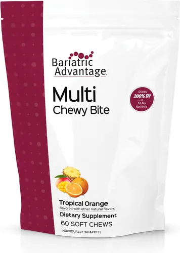 Vista 8 de Bariatric Advantage Multi Chewy Bite - Multivitamínico suave para masticar para pacientes de cirugía bariátrica - Multivitamínico masticable