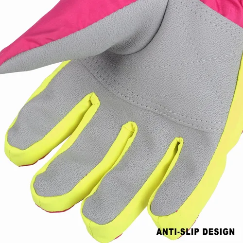 Vista 9 de AMYIPO - Guantes de invierno para niños y niñas, ideales para esquí, nieve, snowboard