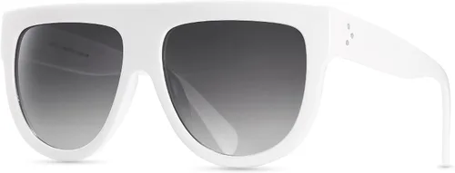 Vista 12 de Gafas de sol de gran tamaño con parte superior plana para mujer, diseño cuadrado grande, retro, gafas de sol